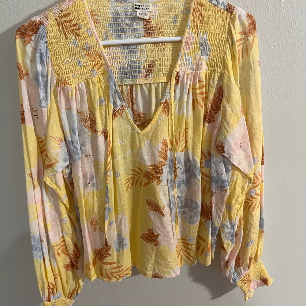 Billabong Multicolor Floral Blouse